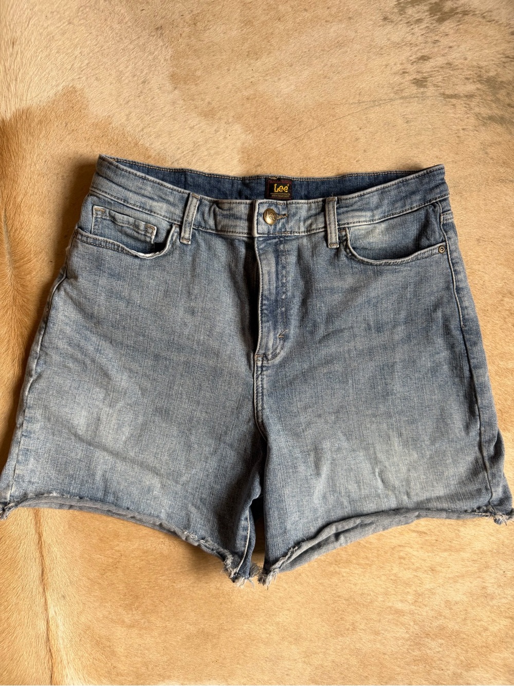 Lee cutoff high waisted denim shorts 12